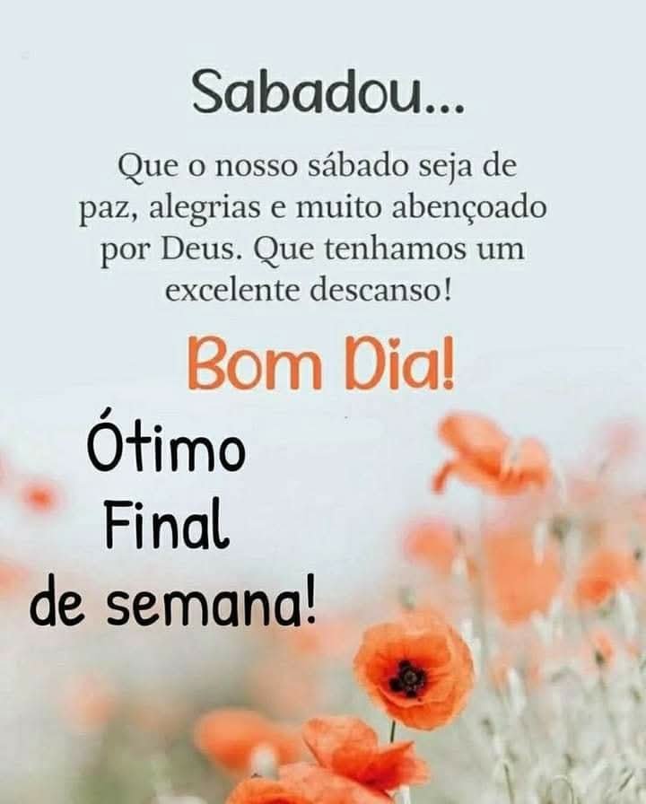 bom dia sabado abençoado