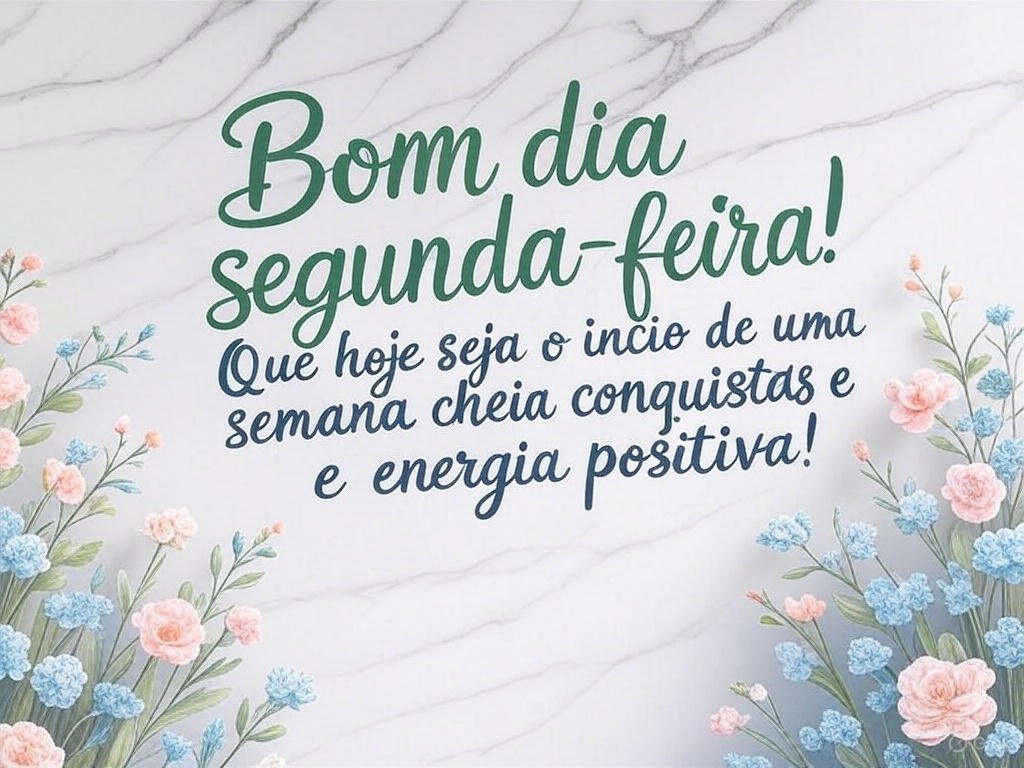 bom dia segunda feira