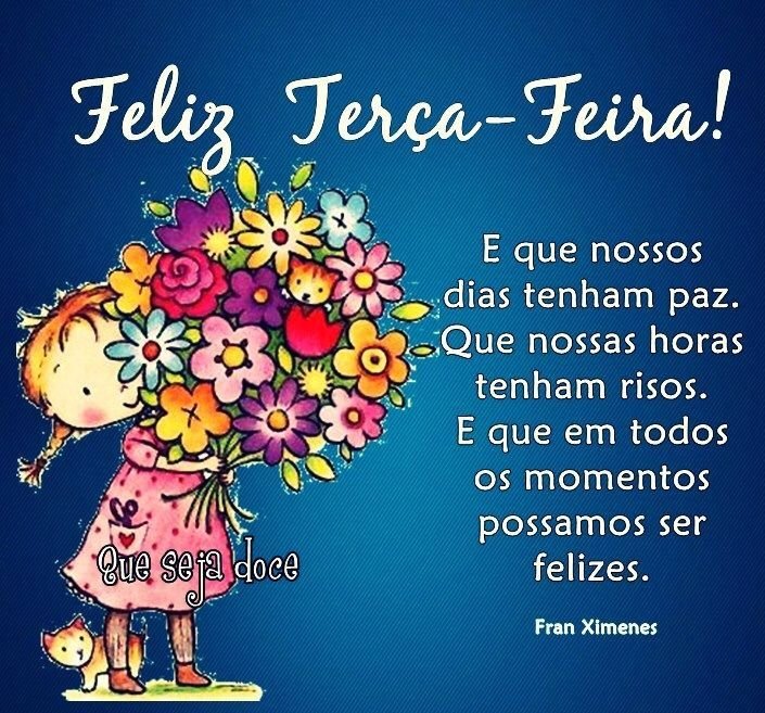 mensagem de bom dia terça feira