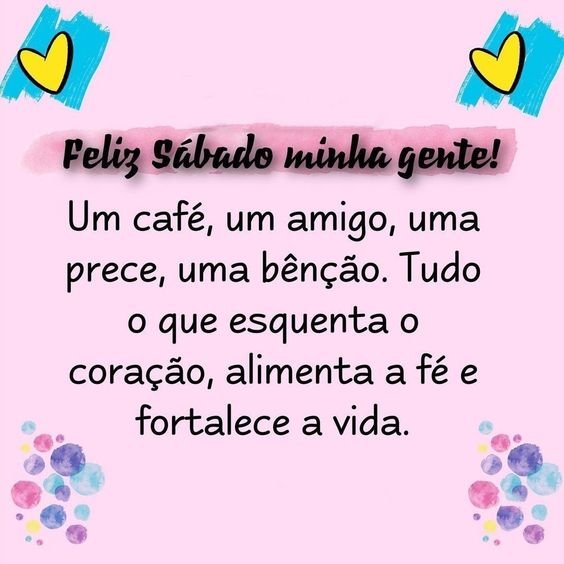 bom dia sabado abençoado